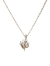 Sterling Silver Snail Pendant Necklace