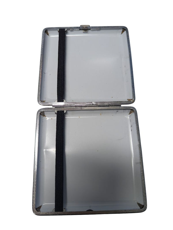 Embossed Egyptian-Style Metal Cigarette / Card Case