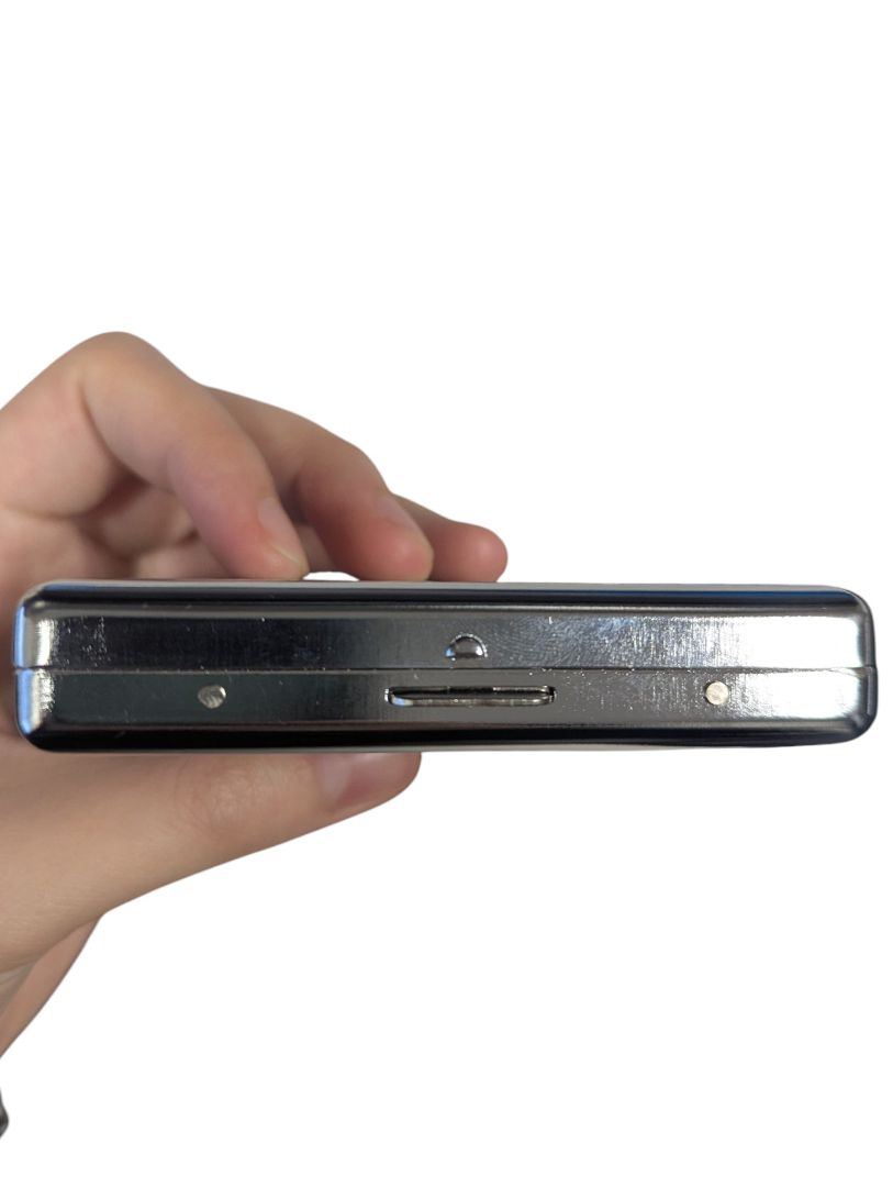 Ornate Silver-Tone Metal Cigarette / Card Case