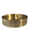 Vintage Engraved Brass Chinese Ashtray