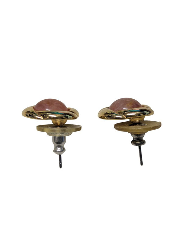 Lot of Vintage Costume Earrings & Brooches – Mixed Metals & Statement Designs