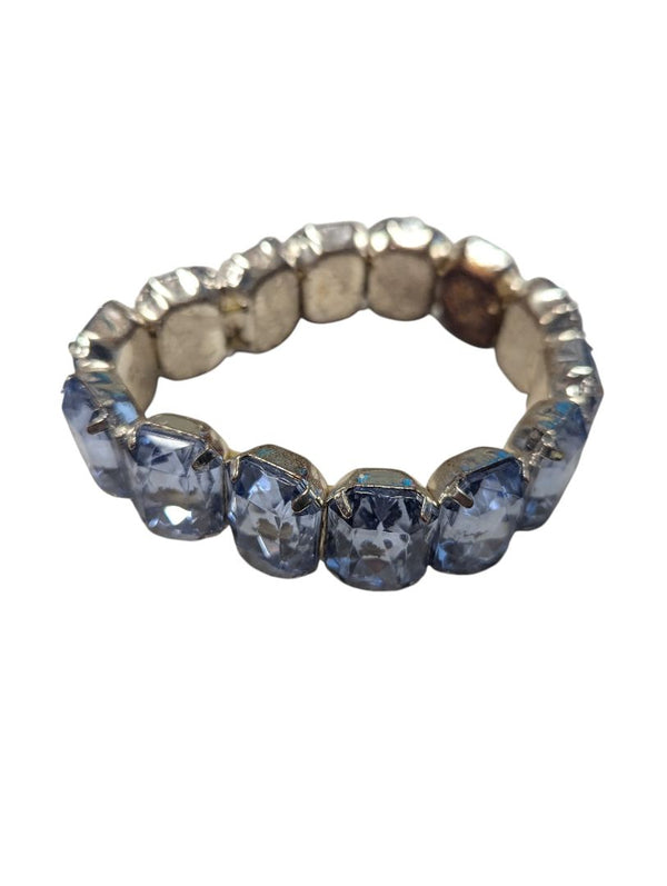 Lot of 3 Vintage Costume Bracelets in Glass Mirrored Jewelry Box