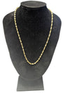 Gold-Tone Rope Chain Necklace