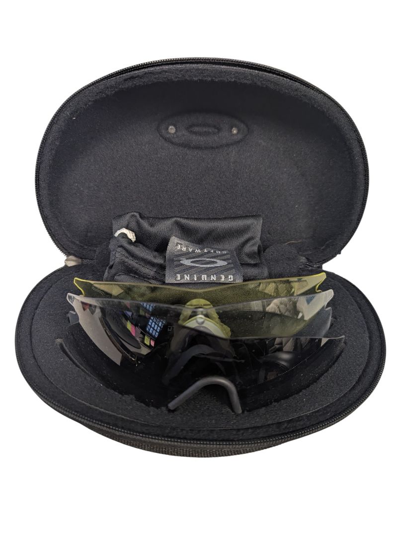 Interchangeable Shield Sport Sunglasses Set – 3 Lenses with Hard Case