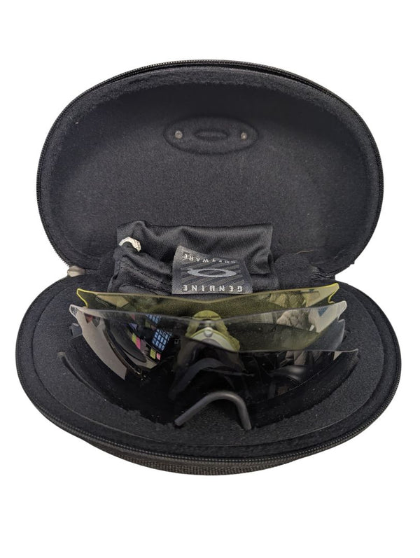 Interchangeable Shield Sport Sunglasses Set – 3 Lenses with Hard Case