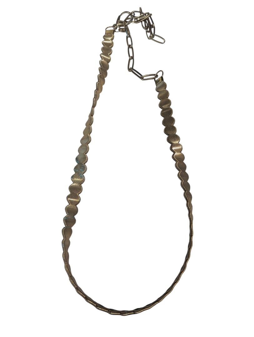 Silver-Tone Figaro Chain Necklace – Lightweight Costume Chain