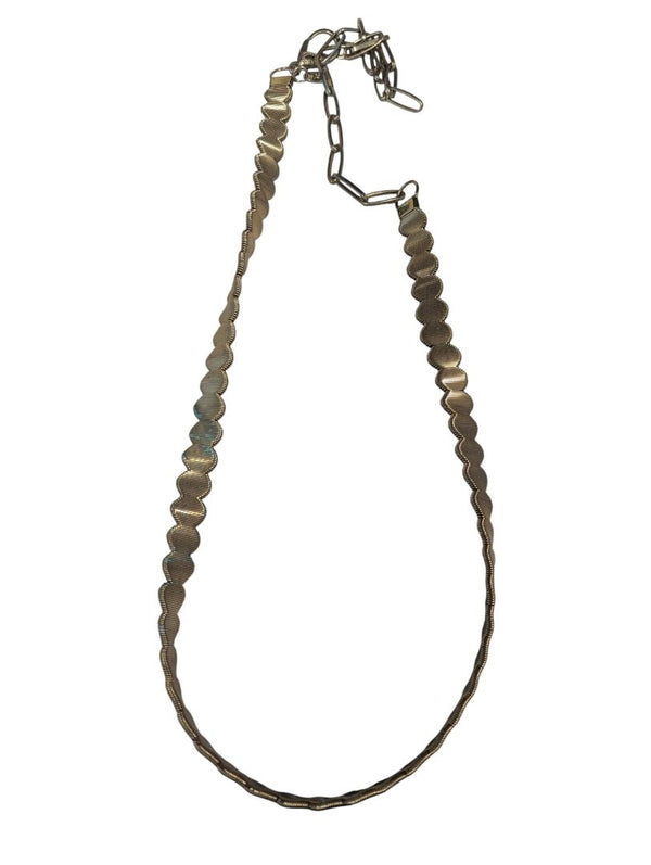 Silver-Tone Figaro Chain Necklace – Lightweight Costume Chain