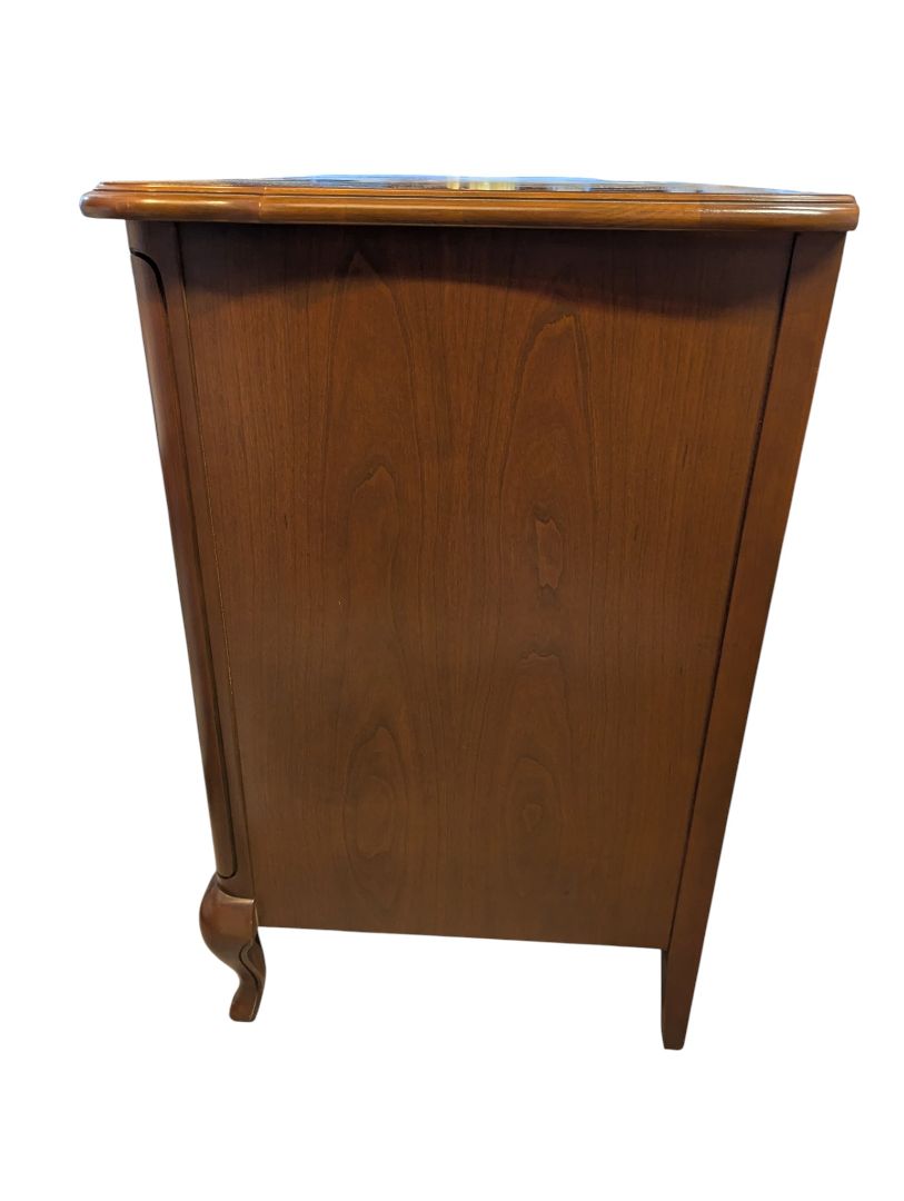 Gibbard Solid Cherry Two-Door Console with Felt-Lined Drawer