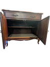 Gibbard Solid Cherry Two-Door Console with Felt-Lined Drawer