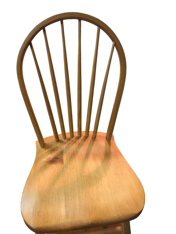 Solid Wood Windsor-Style Farmhouse Chair