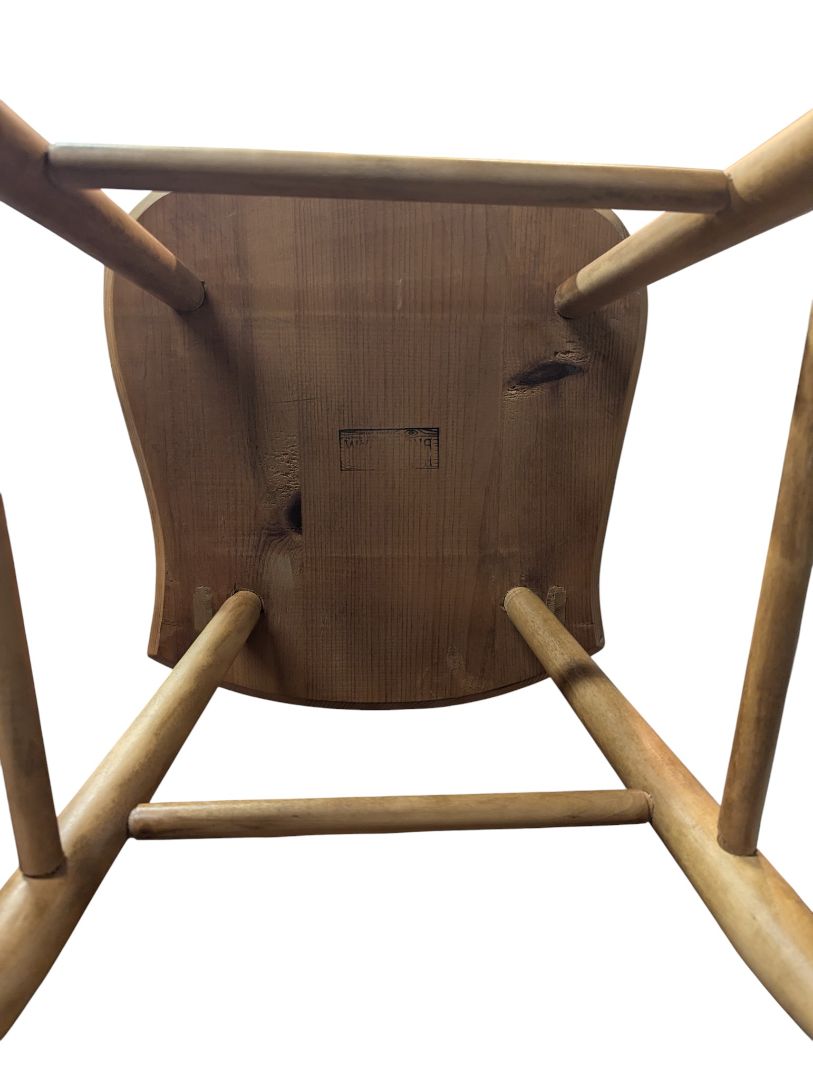 Solid Wood Windsor-Style Farmhouse Chair