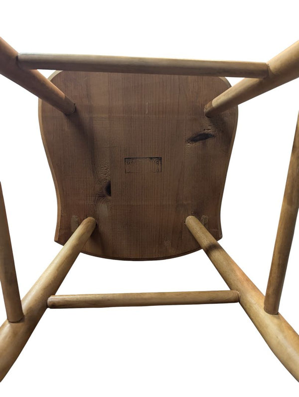 Solid Wood Windsor-Style Farmhouse Chair