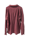 Denver Hayes Burgundy Long-Sleeve Cotton Polo (L/G)