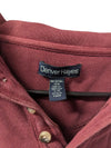 Denver Hayes Burgundy Long-Sleeve Cotton Polo (L/G)