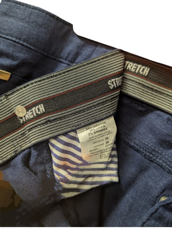Bertini Soft Navy Stretch Pants