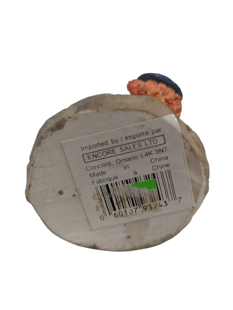 Encore Sales Ltd. Clown & Bear Circus Figurine – Hand-Painted Resin (0.3 lb)