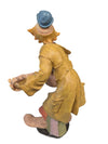 Vintage Hand-Painted Clown Musician Figurine