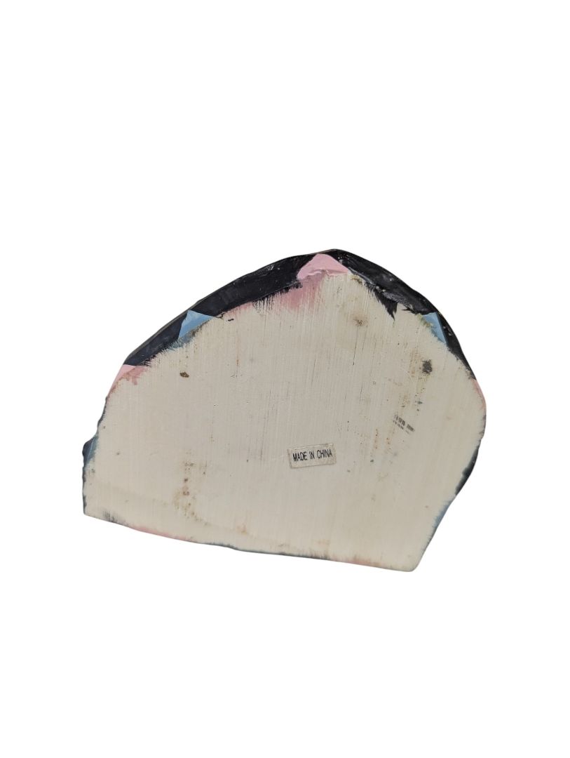 Vintage Hand-Painted Clown Musician Figurine