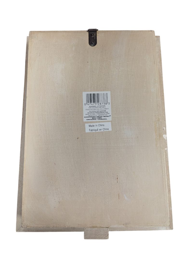 Vintage Shadow Box Wall Display with Miniature Accessories