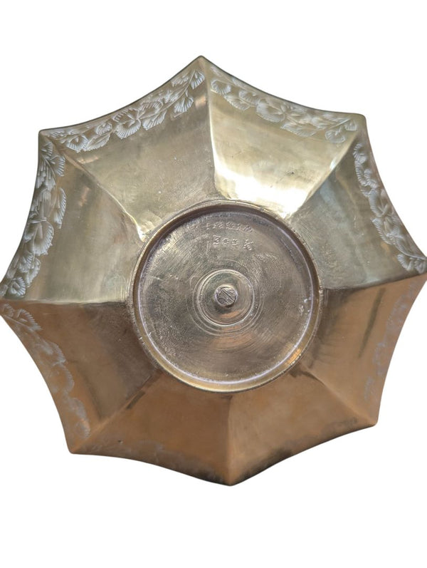 Vintage Brass Umbrella Trinket Dish