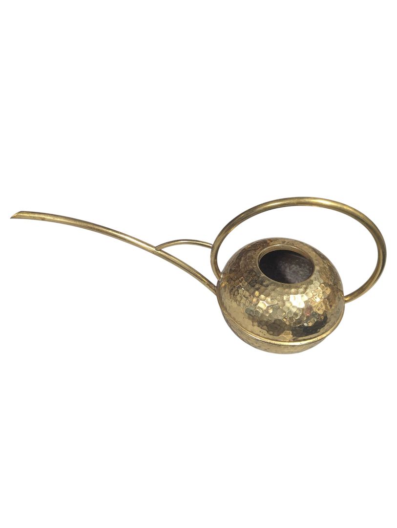 Hammered Brass Miniature Watering Can