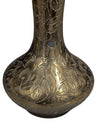 Vintage Hand-Etched Brass Vase