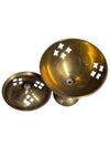 Vintage Brass Incense Burner – Pierced Floral Lid