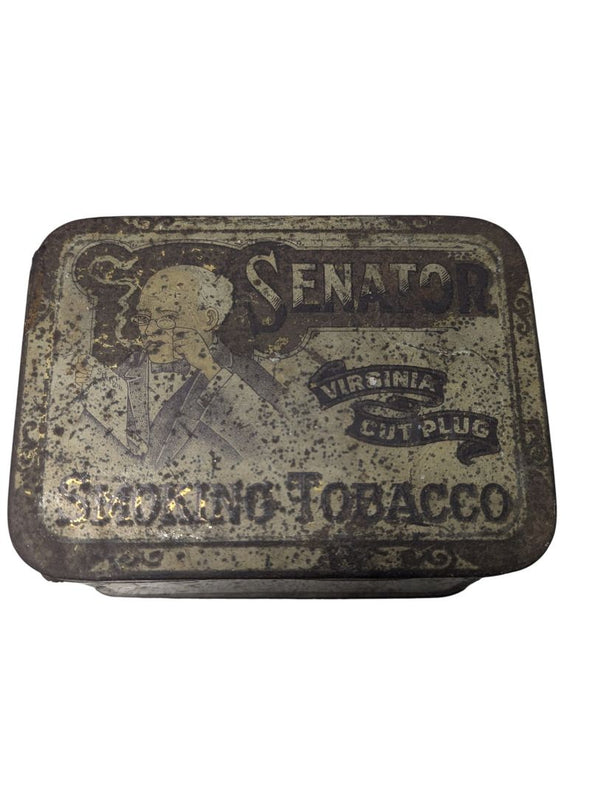 Vintage “Senator” Virginia Cut Plug Tobacco Tin