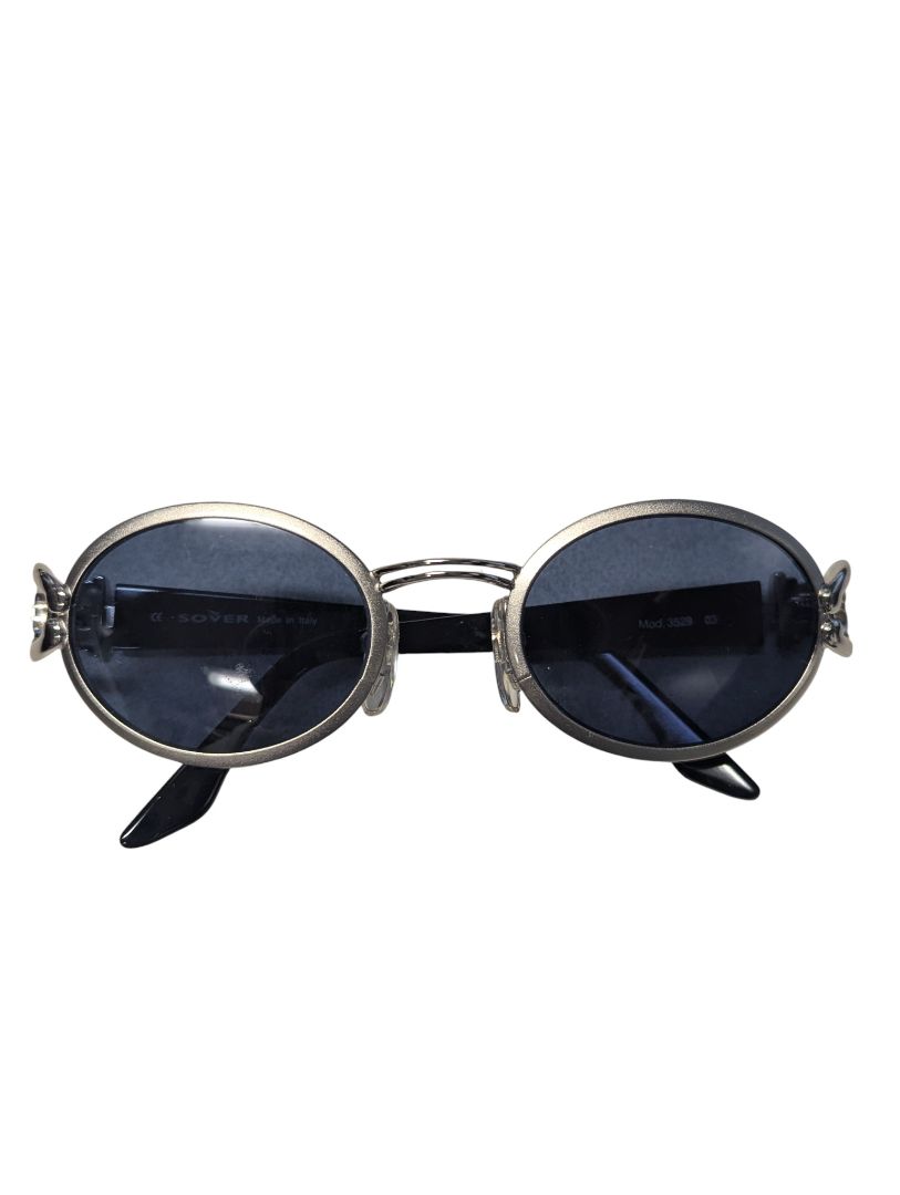 Vintage Sover Italy Sunglasses – Oval Metal Frame