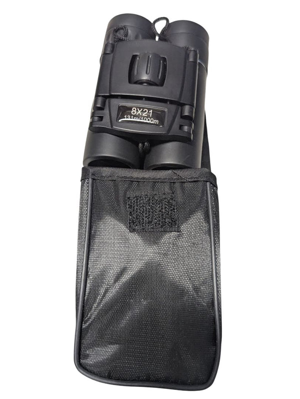 Compact 8x21 Binoculars with Case