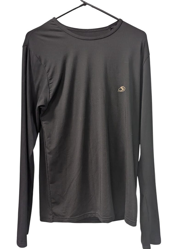 Sportek Black Long-Sleeve Performance Shirt (L/G)
