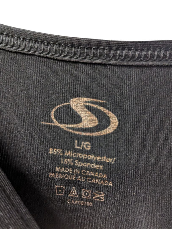 Sportek Black Long-Sleeve Performance Shirt (L/G)