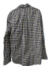 Tommy Hilfiger Yellow & Navy Plaid Button-Down Shirt (XL)