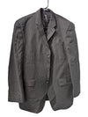 Chaps Pinstripe Wool Suit Jacket – Black/Grey