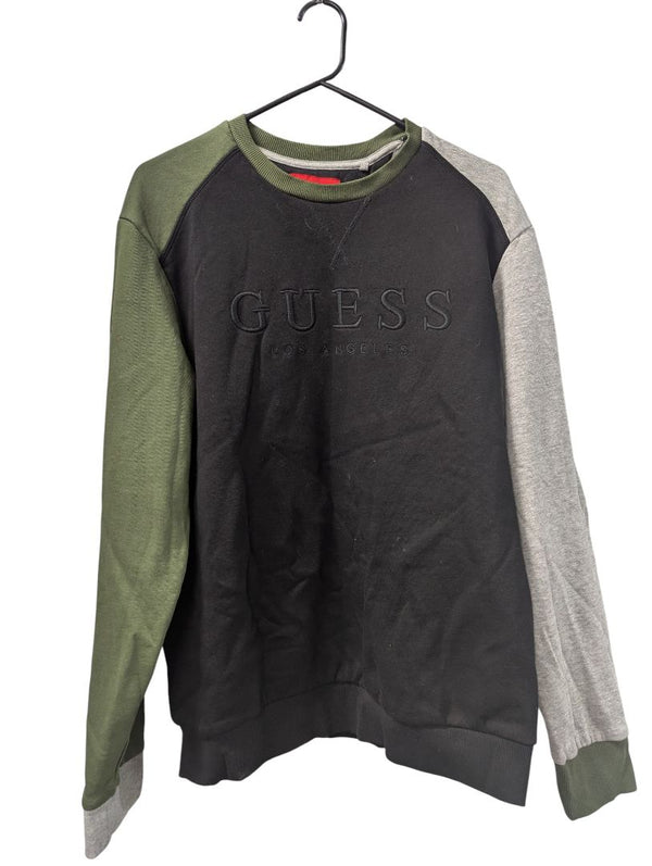 GUESS Los Angeles Colorblock Crewneck Sweatshirt