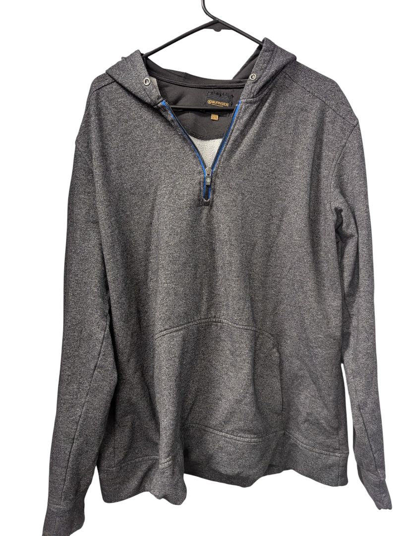 Burnside Heathered Quarter-Zip Hoodie
