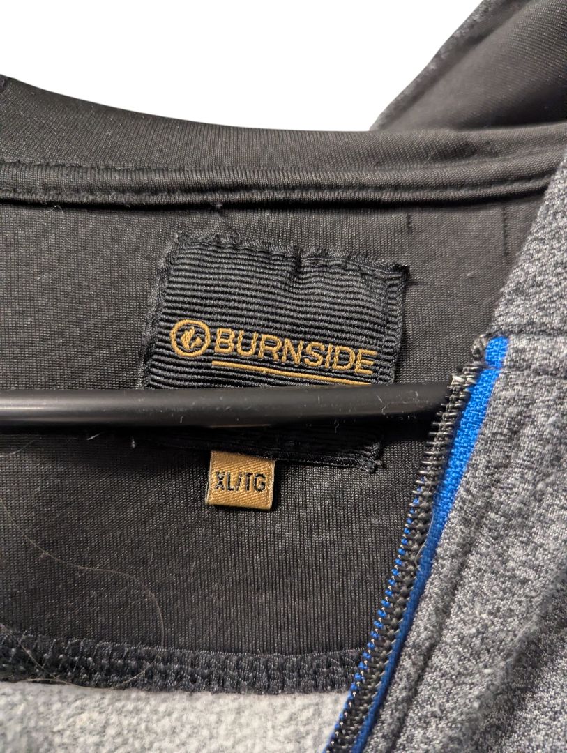 Burnside Heathered Quarter-Zip Hoodie