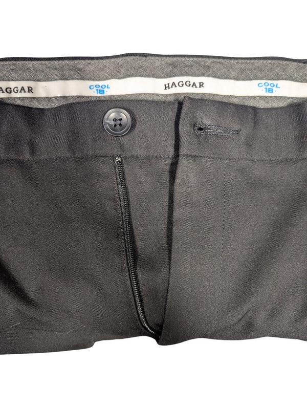 Men’s Black Haggar Dress Pants – Size 38x32