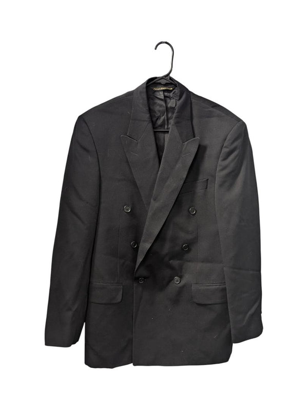Bosa Classic Double-Breasted Black Blazer