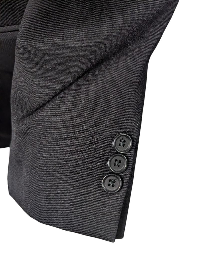 Bosa Classic Double-Breasted Black Blazer