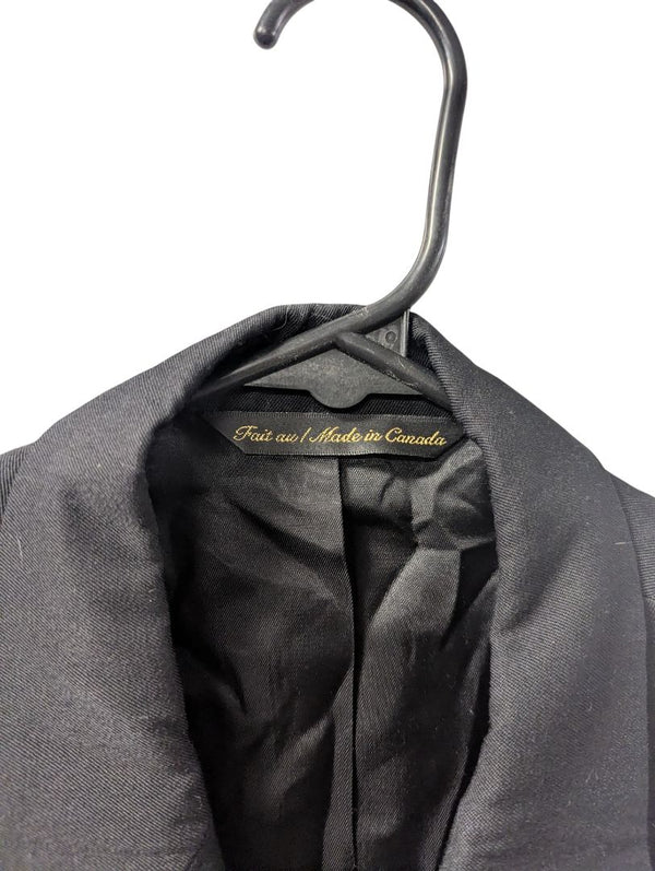 Bosa Classic Double-Breasted Black Blazer