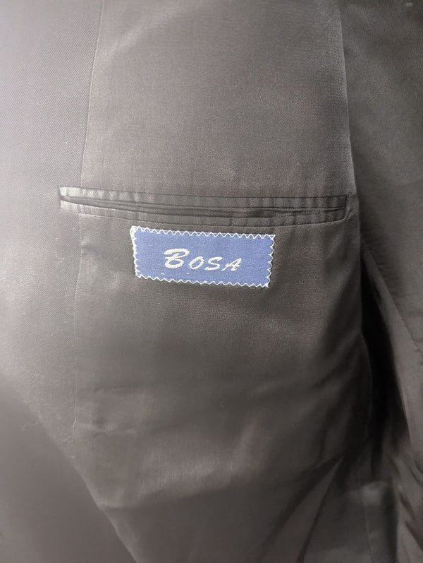 Bosa Classic Double-Breasted Black Blazer