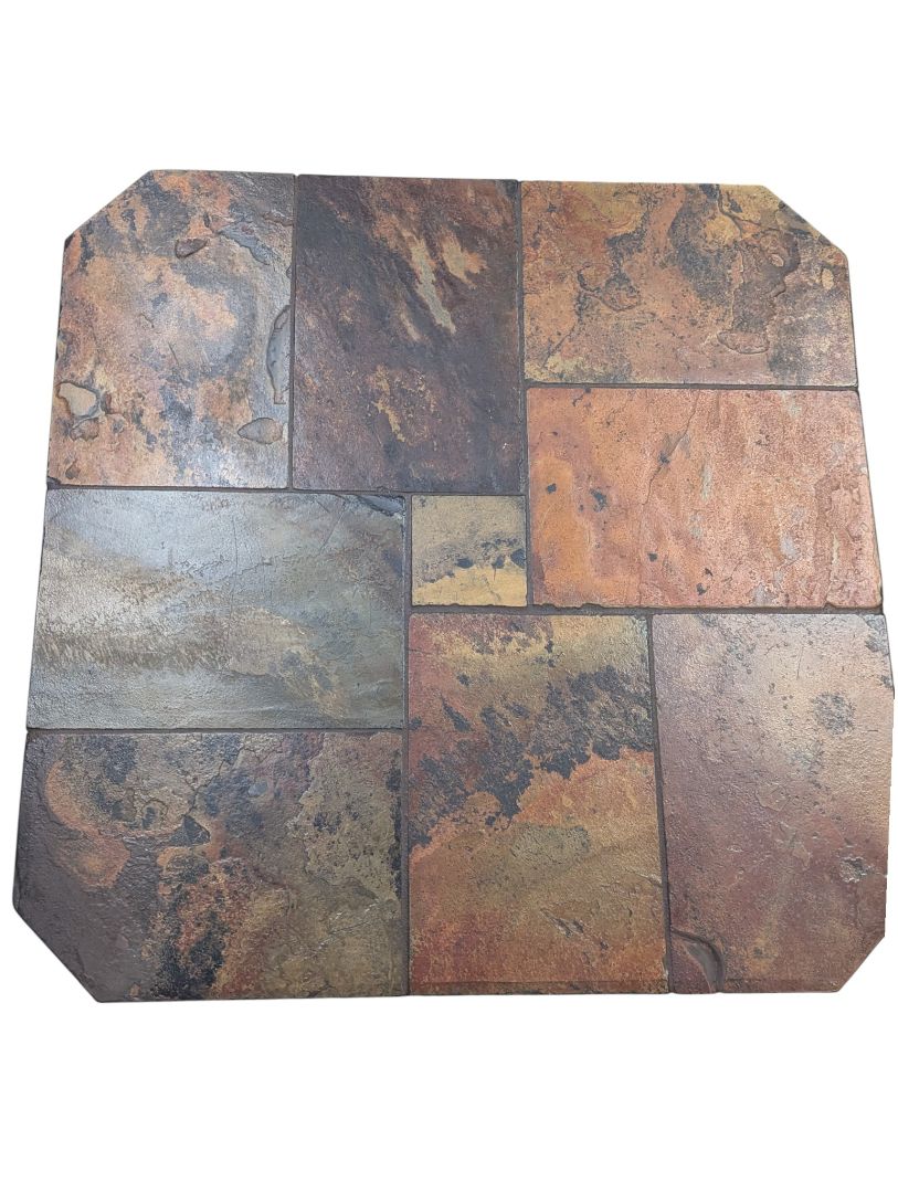 Multicolor Slate Tile Coffee Table