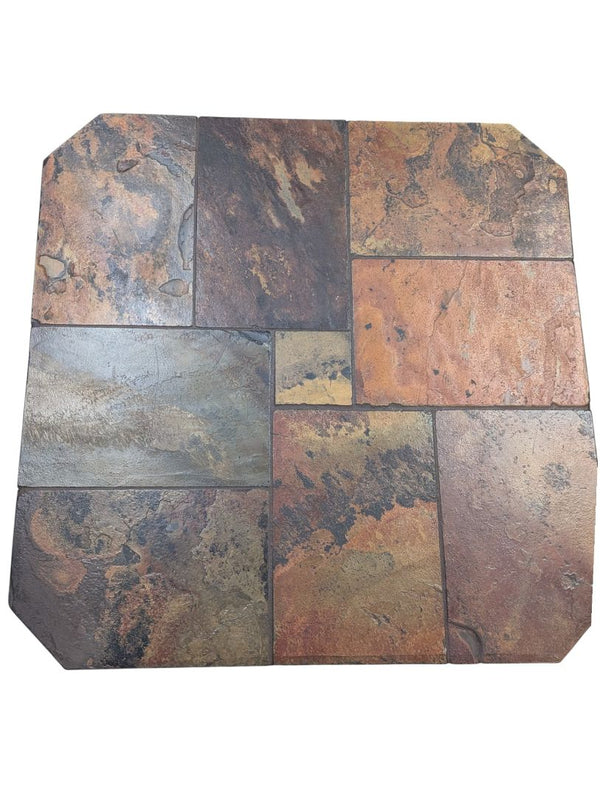 Multicolor Slate Tile Coffee Table
