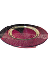 Red & Gold Decorative Charger Plate