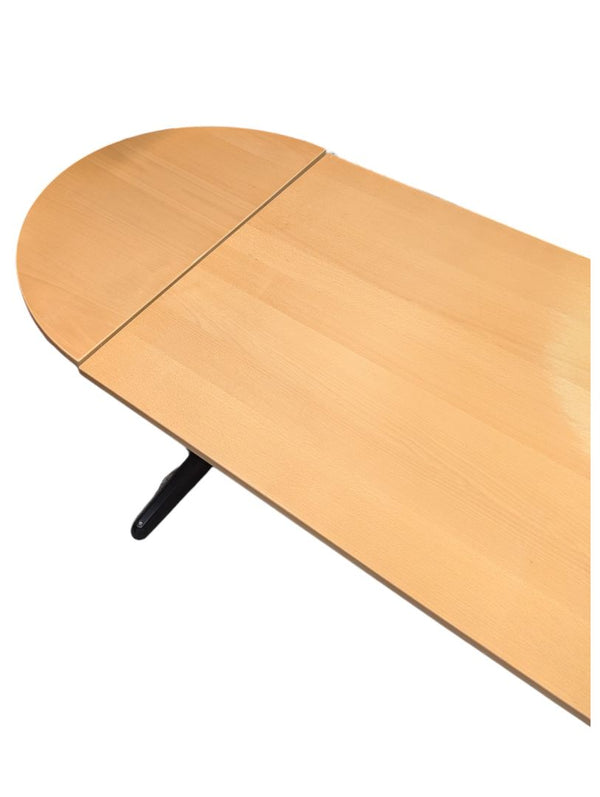 Large L-Shaped Office Desk with Elevated Monitor Shelf