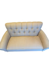 Tufted Light Beige Loveseat Sofa