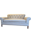 Tufted Light Beige Loveseat Sofa