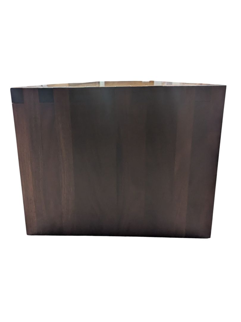 Solid Walnut Minimalist Low Table – Finger-Joint Construction