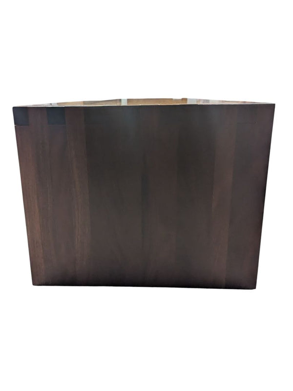Solid Walnut Minimalist Low Table – Finger-Joint Construction